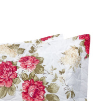 Cobre Leito King Dupla Face Matelado Estampado Percal 160 Fios 03 Peças Composê - Valentino