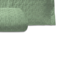 Cobre Leito King Matelado Liso Percal 200 Fios 03 Peças Tous Les Jours - Verde Menta