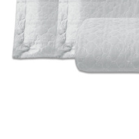Cobre Leito Queen Matelado Liso Percal 200 Fios 03 Peças Tous Les Jours - Branco