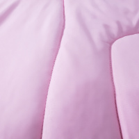 Edredom Casal Queen 100% Algodão Em Malha Fio 30/1 Dupla Face Kit 12 Peças - Cinza Com Rosa