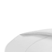 Edredom Solteiro Dupla Face Liso 100% Algodão Percal 200 fios Tous Les Jours - Branco