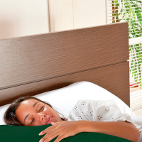 Fronha 100% Algodão Percal 150 Fios Com Zíper para Travesseiro De Corpo 1,45m x 45CM - Verde Oliva