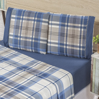 Jogo De Cama Casal Padrão 04 Peças Micropercal 200 Fios Naturale - Titânio