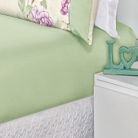 Jogo De Cama Casal Queen 03 Peças Micropercal 200 Fios Naturale - Belle