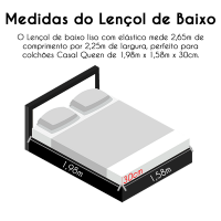 Jogo De Cama Casal Queen 03 Peças Micropercal 200 Fios Naturale - Belle