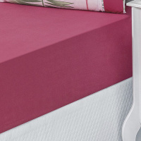 Jogo De Cama Casal Queen 03 Peças Micropercal 200 Fios Naturale - Flamingo