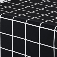 Jogo De Cama Casal Queen 04 Peças Micropercal 200 Fios Austin - Preto
