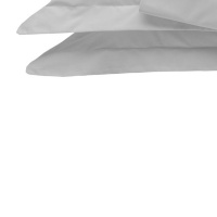 Jogo De Cama Casal Queen Liso 100% Algodão 200 Fios 04 Peças Tous Les Jours - Cinza