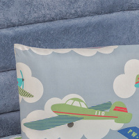 Jogo De Cama Solteiro Infantil 03 Peças Bouti - Avião
