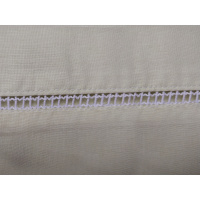Kit 02 Fronhas Com Detalhe Ponto Palito 100% Algodão Percal 150 Fios -  Cinza