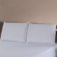 Kit 04 Protetores De Travesseiro Impermeável 100% PVC Para Travesseiro 70cm x 50cm - Branco