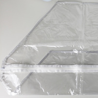 Kit 10 Capas Protetora Para Terno E Roupas 100% PVC Com Zíper 98cm X 58cm Transparente