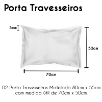 Kit Cobre Leito Matelado Estampado Casal King 3 Peças Micropercal 200 Fios Naturale - Belle