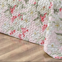 Kit Cobre Leito Matelado Estampado Casal Padrão 3 Peças Micropercal 200 Fios Naturale - Killy