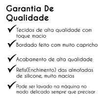 Kit Edredom Completo Bordado King 16 Peças 100% Algodão Percal 200 Fios Damasco - Branco Com Bege
