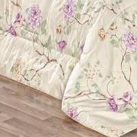 Kit Edredom Dupla Face Estampado Casal King 03 Peças Micropercal 200 Fios Naturale - Belle