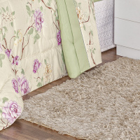 Kit Edredom Dupla Face Estampado Casal King 03 Peças Micropercal 200 Fios Naturale - Belle