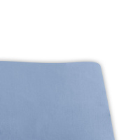 Lençol Avulso Casal Padrão Com Elástico 100% Algodão Percal 150 Fios - Azul