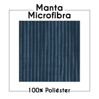 Manta Microfibra Velvet Bariloche Queen 2,40m X 2,20m Com Toque Aveludado - Azul