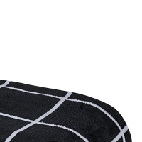 Manta Queen 2,40m X 2,20m Microfibra Austin - Preto