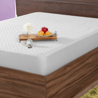 Protetor De Colchão Impermeável Com Matelado Ultrassônico RL Capas Solteiro Branco