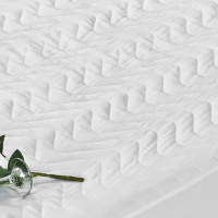 Protetor De Colchão Impermeável Microfibra Matelado Para Cama Viúva/Solteirão De 1,28m - Branco