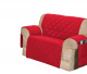 Protetor Para Sofá De 02 Lugares Com Assento De 1,20M Microfibra Matelado - Vermelho