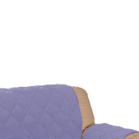 Protetor Para Sofá De 03 Lugares Com Assento De 1,30M Microfibra Matelado - lilás