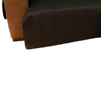 Protetor Para Sofá De 2 Módulos Impermeável Ultrassônico Retrátil Com Assento De 1,30M - Preto