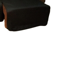Protetor Para Sofá De 2 Módulos Impermeável Ultrassônico Retrátil Com Assento De 1,30M - Preto