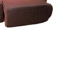 Protetor Para Sofá De 2 Módulos Impermeável Ultrassônico Retrátil Com Assento De 1,30M - Tabaco