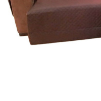Protetor Para Sofá De 2 Módulos Impermeável Ultrassônico Retrátil Com Assento De 1,40M - Tabaco
