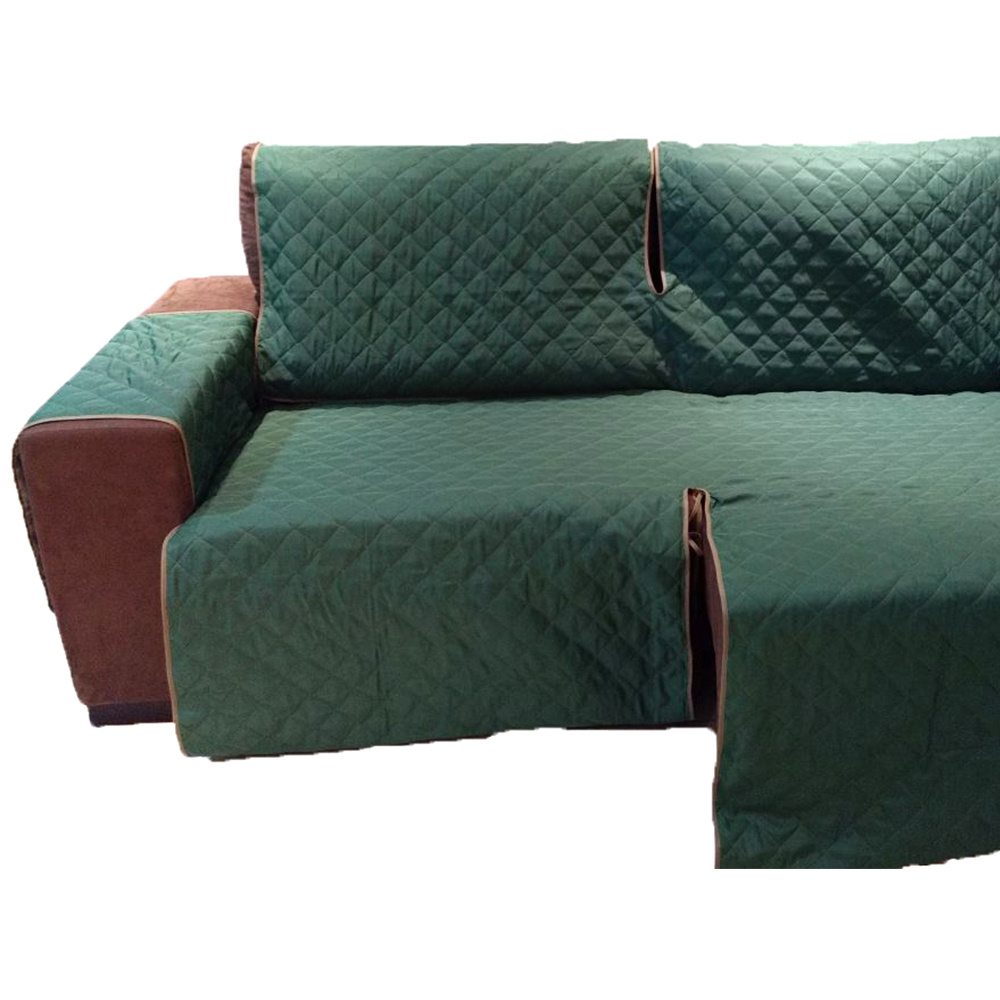 Protetor Para Sofá De 3 Módulos Microfibra Matelado Retrátil Reclinável Com Assento De 1,50M Verde Musgo