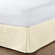 Saia Para Cama Box Inteiriça Matelado Ultrassônico Microfibra Solteiro - Palha