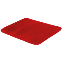 Tapete Retangular De Sala E Quarto 50cm x 1,00m Pelúcia - Vermelho