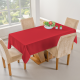 Toalha De Mesa Basic 04 Cadeiras 1,45M x 1,40M Tecido Oxford - Vermelho