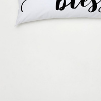 Travesseiro De Corpo Aconchego 1,30m X 38cm Com Fronha Microfibra Estampado - Blessed