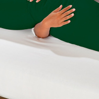 Travesseiro De Corpo Mega Xuxão 100% Algodão 1,45m X 45cm Com Fronha - Verde Oliva