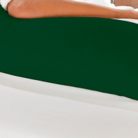 Travesseiro De Corpo Mega Xuxão 100% Algodão 1,45m X 45cm Com Fronha - Verde Oliva