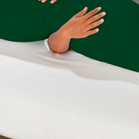 Travesseiro De Corpo Mega Xuxão 100% Algodão 1,60m X 45cm Com Fronha - Verde Oliva
