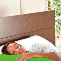 Travesseiro De Corpo Mega Xuxão 100% Algodão 1,60m X 45cm Com Fronha - Verde Pistache