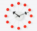 Ball Clock - Vermelho