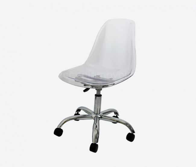 Cadeira Eames DKR Office (Cores transparentes)