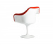 Cadeira Saarinen Revestida - Pintura Branca (com braço)