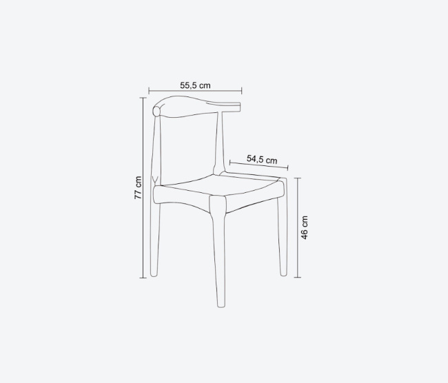 Elbow Chair - Corda Natural