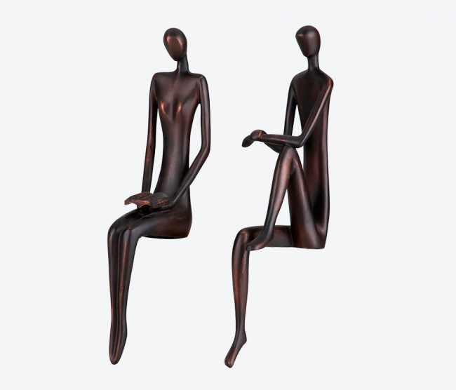 Escultura Casal Sabedoria