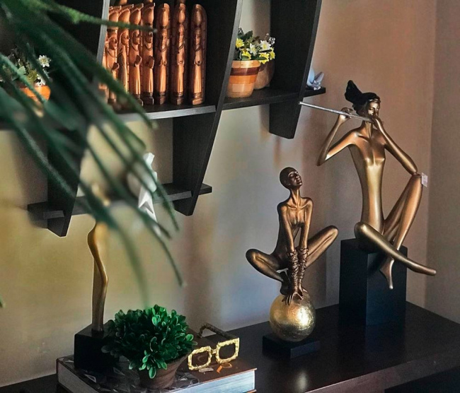 Escultura Flautista