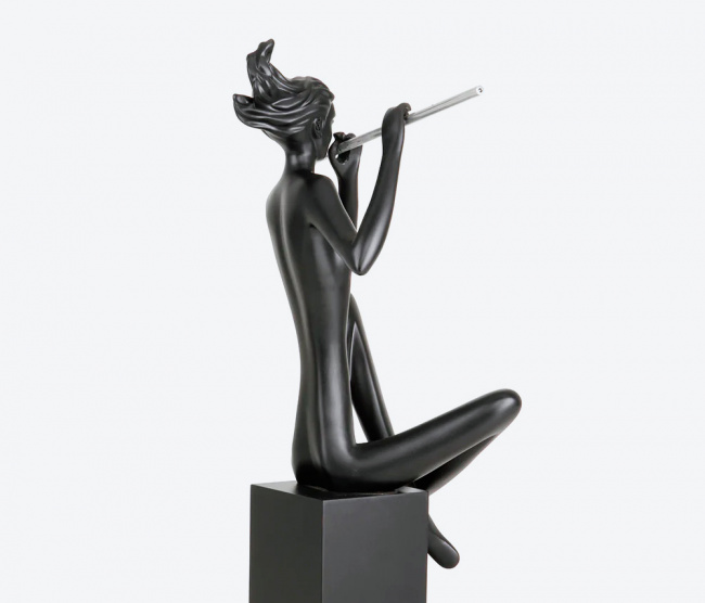 Escultura Flautista