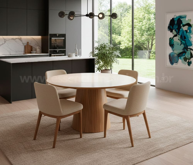 Mesa Lótus de Jantar