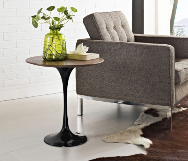 Mesa Saarinen Lateral - Base Preta